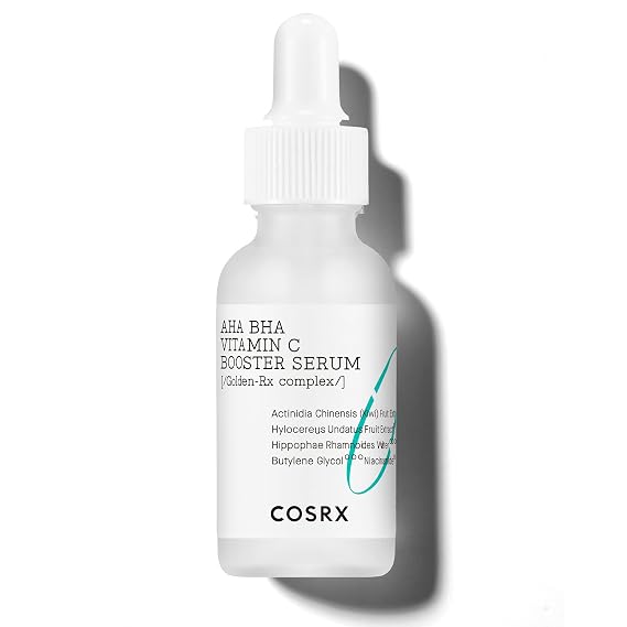 COSRX AHA BHA Vitamin C Booster Serum, Anti Aging Niacinamide, 1.01 fl oz | Brightening, Hydrating Facial Essence, Dull Skin, Uneven Tone Care, No Parabens, Cruelty Free, Korean Skin Care