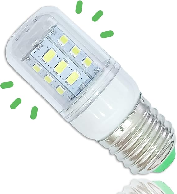 Arbutin 5304511738 LED Light Bulb for Refrigerator 3.5W White Light E27 Replacement LED Light Bulb Compatible with Frigidaire, Kenmore, and Electrolux PS12364857 AP6278388 for 85V to 265V(1-Pack)