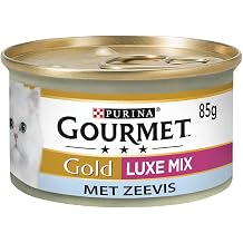Gourmet Gold Double Flavor Ocean Fish & Vegetable Fresh Cat Food, 85 g