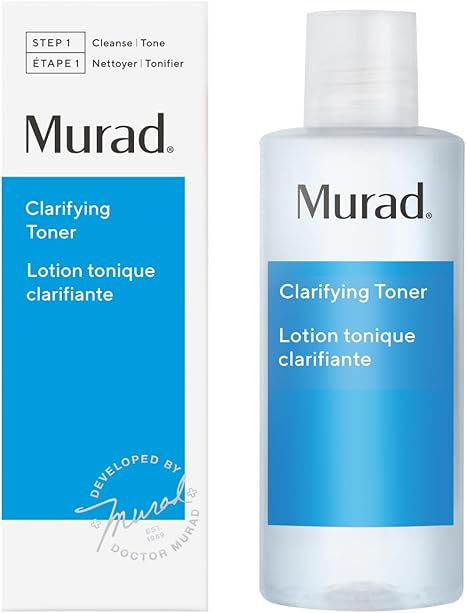 Murad Clarifying Toner, Cleansing Facial Treatment for Blemish-Free Skin, 180ml
