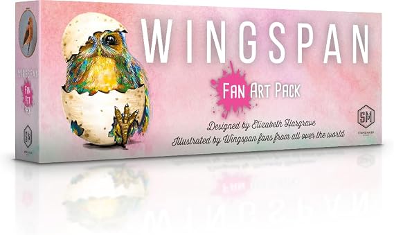 Stonemaier Games: Wingspan Fan Art Pack | Submitted Illustrations of Fan Favorite Birds in Wingspan - No New Birds | Needs Wingspan Base Game to Play