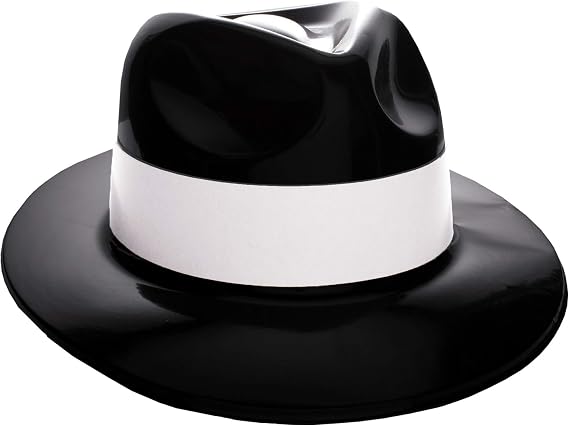 Windy City Novelties Gangster Fedoras - 12 Pack for Mardi Gras & St. Patricks Day Parties