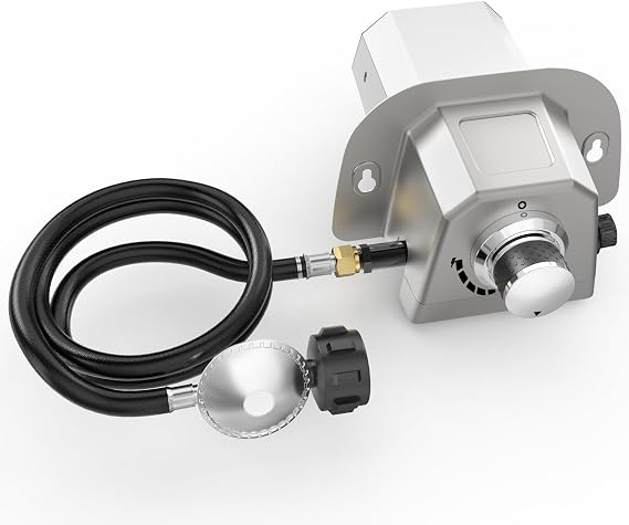 Utheer Gas Burner Attachment for Karu 12 / 12G / Karu 2 & Fyra 12 Pizza Ovens, No Assembly Propane Burner with Upgraded Electronic Ignition, Pizza Oven Accessories