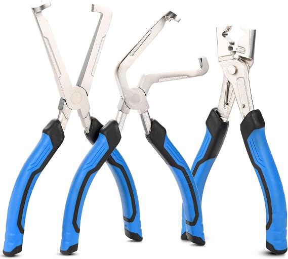 SMOTIVEPRO 3-Piece Electrical Disconnect Pliers Set - Damage-Free Removal