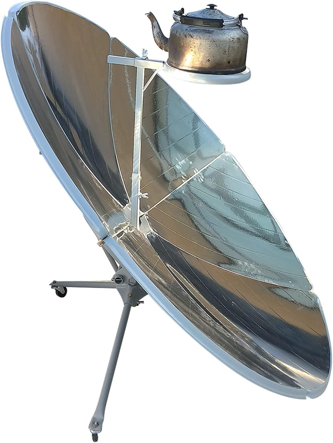 59inch Parabolic Solar Cooker,Outdoor Camping Portable Sun Oven,Concentrating Solar Cooker,800-1000°C,for Outdoor Camping BBQ Cooking