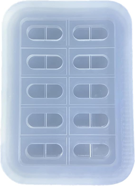 Silicones Molds Capsules Medicines Shape Mold Easy to Clean Silicone Mold Versatile Full Version Drugs Pellet Mould Tablet Casting Molds
