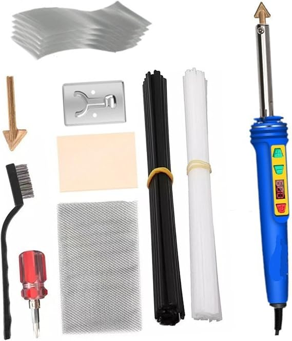 150W Plastic Welding Kit with Digital Display - Portable Soldering Iron for Kayak, Automotive & DIY Repair