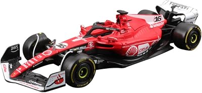 2024 New 143 LVF1 SF23#16 Formula Leclerc Signature Alloy Racing Model for Ferari Lasvegas Version Adult Miniature Die Cast Collection Gift