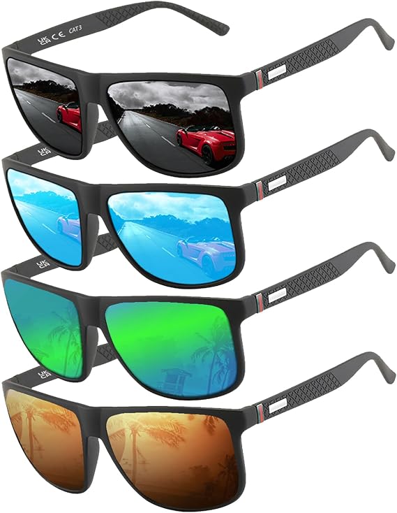 Perfectmiaoxuan Polarized Sunglasses for Men Women UV400