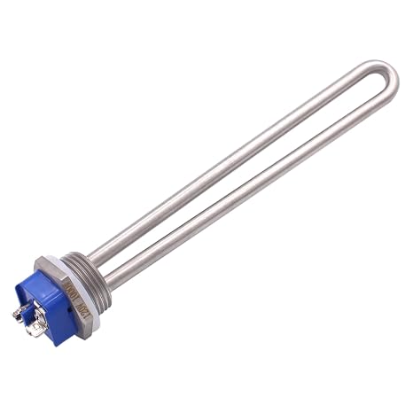 DERNORD 120V 1000W Immersion Water Heater Submersible Heating Element Heater Element with 1 Inch NPT Fitting