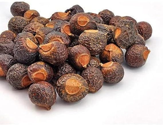 100% Natural Reetha Soap Nuts Aritha/Areetha/Kunkudukaialu | Whole Dried for Reetha Powder, Shampoo & Oil | Herbal Hair Care for Men & Women (100g)