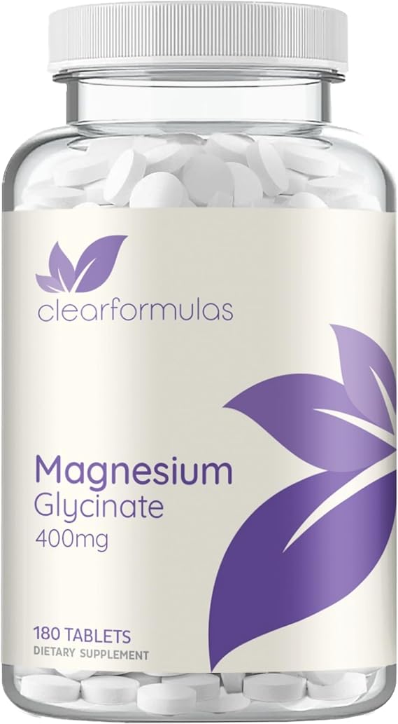 High Absorption Magnesium Glycinate 400mg - Mini Chelated Magnesium Glycinate Tablets for Mood Sleep & Relaxation Support - Easy to Swallow Vegan Non-GMO & Made in a cGMP Facility (90 Servings)