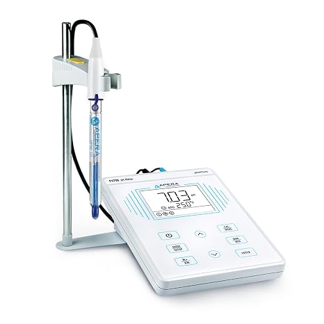 PH700-BC Benchtop Lab pH Meter for Biotechnology and Pharmaceutical Samples, Liquid Food, Protein-containing Liquids, Compatible with TRIS Buffers