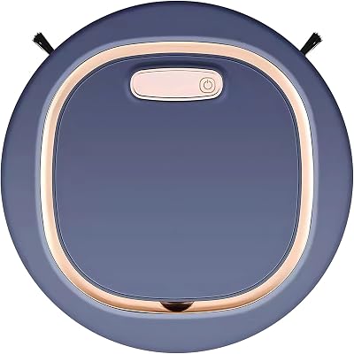 Automated Vacuum Device, Combines Sweeping, Suction, and Wet Cleaning, Modest Footprint, USB Powered, Hour-Long Runtime, Two Side Brushes, Soft Sound, Optimal for House Upkeep
