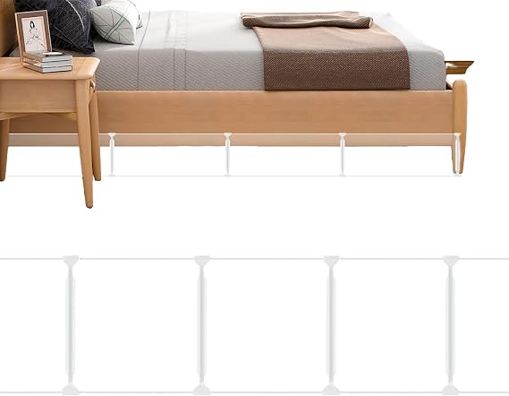 Under Bed Blocker Adjustable Clear Transparent Guards