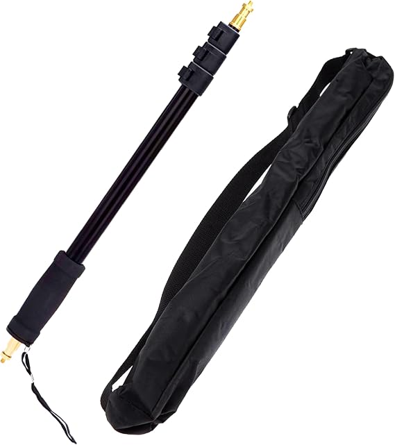 Godox AD-S13 21-63"/55-160cm Portable Light Boom Pole Stick 1/4" Male Thread Photography Bracket for WITSTRO Studio Speedlite AD360II AD200pro AD200pro II
