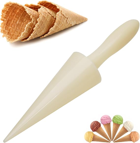 1Pcs Cone Roller Pizzelle Roller, Cone Ice Cream Cone Mold Roller Pizzelle Roller Cone Pastry Ice Cream Cone Mold Mini Waffle Cones Pastry Decorating Baking Tool