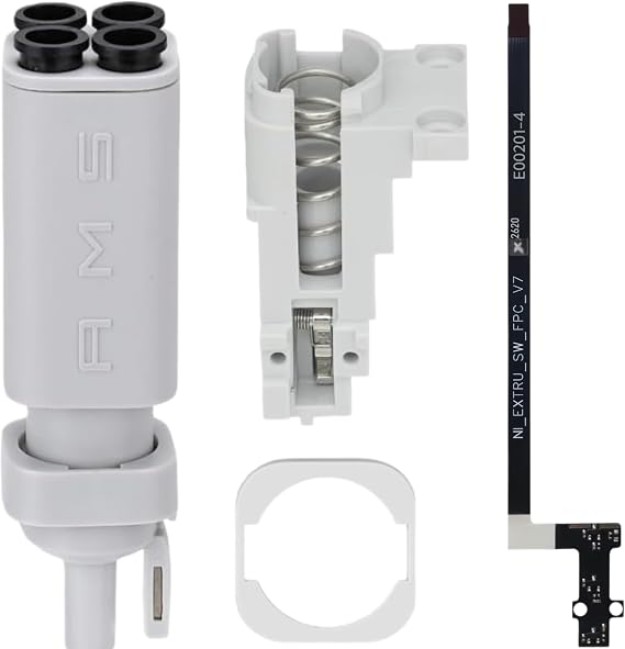 Filament Sensor and AMS Lite Filament Hub Replacement Kit 2-in-1 Repair Set for A1/A1 Mini 3D Printer Fix Filament Not Detected, Clog Alarms, Multi-Color Printing Issues Includes Hall Board and 4-in-1 Hub Easy DIY Installation