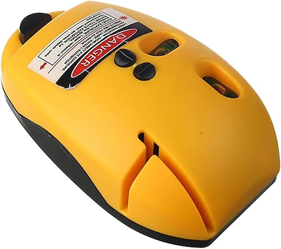 Utoolmart 90 Laser Level Tool with Red Beam for Interior | 90 Right Angle Projection, Bright Red Laser, Compact and Portable Design for Tiling, Picture Hanging, Cabinet Installation