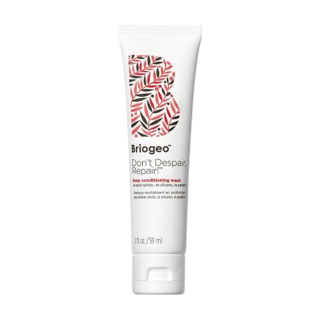 Briogeo Don't Despair, Repair! Deep Conditioning Mask | Protein + Moisture Balance Conditioner for Dry, Damaged, Color-Treated Strands | Vegan & Cruelty-Free