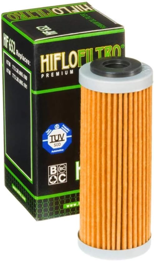 HiFloFiltro HF652 Premium Oil Filter, Single