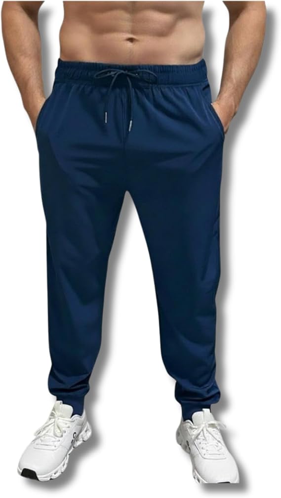INGEAR Men's Athletic Sweatpants with Zipper Pockets - Tapered Joggers for Workout, Gym, Running, Jogging, and Casual Wear