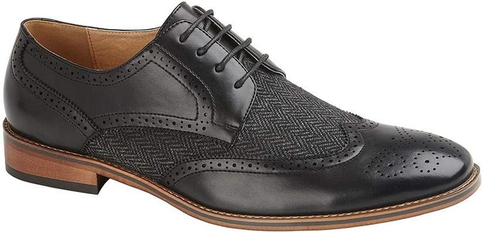 Goor Daniel Mens Lace Up Brogue Gibson Shoe Tan UK