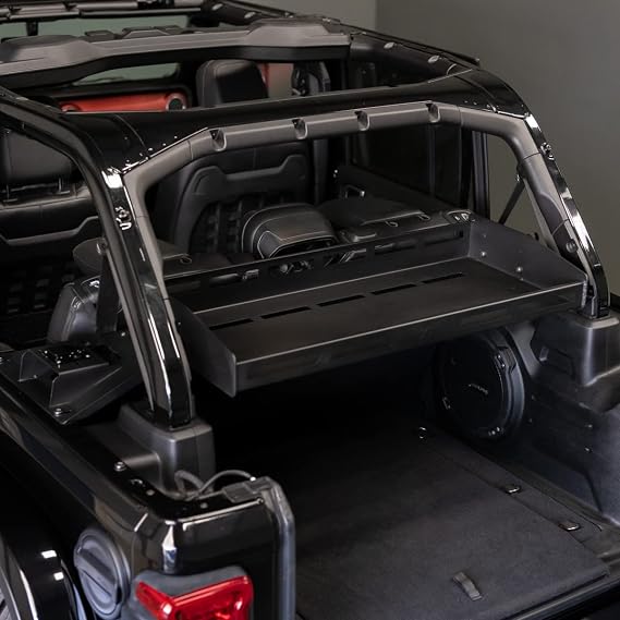 Platform A | Storage Rack | Accessories Wrangler | Rear Rack | Trunk Luggage Rack | 12 Gauge High Alloy Steel Tray | Matte Finished Powder Coating | 150lb Carry Capacity