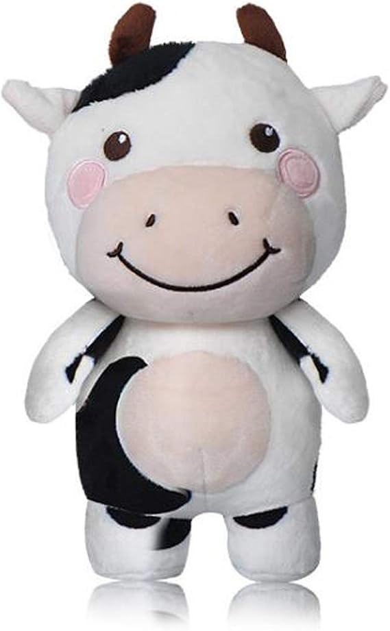 Plush Cow Stuffed Animal Toys Dolls 10 Inches
