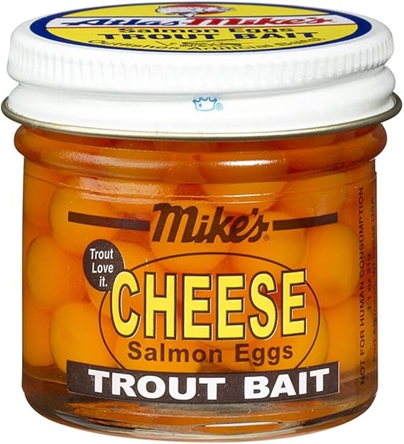 Atlas Mike's Cheese Trout Fishing Bait Eggs, Orange, 1008