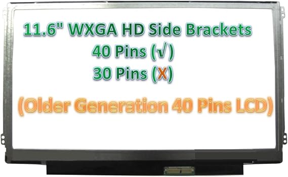 Au Optronics B116xw03 V.1 Side Brackets Laptop Lcd Screen 11.6" Wxga Hd Led (substitute Replacement Lcd Screen Only. Not A Laptop ) (will Not Work For V.2)