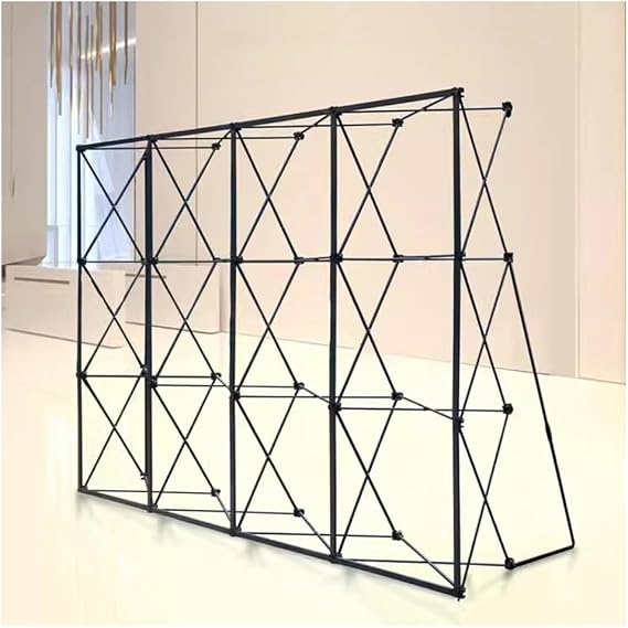 zktoermn Portable Pop Up Display Stand, Collapsible Trade Show Booth, for Exhibit, Conference, Weddings, Party, with Carrying Bag(305x305 cm)