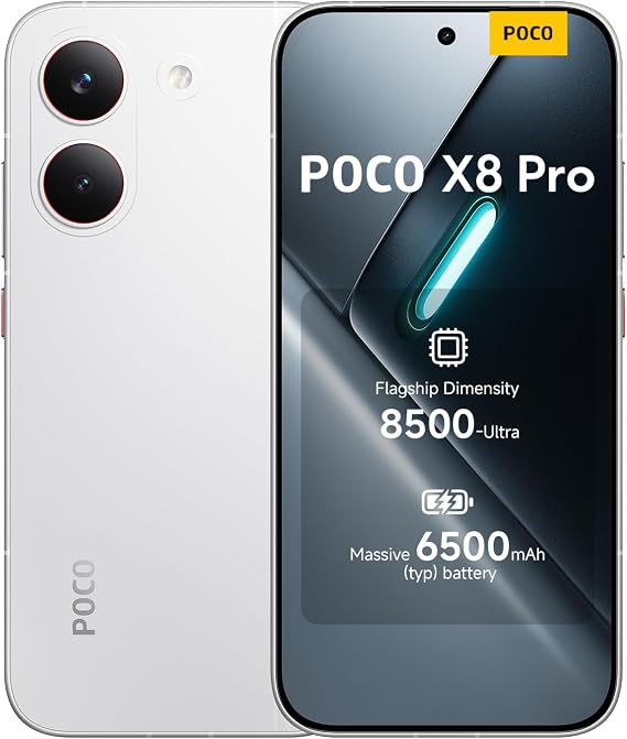 XIAOMI POCO X8 Pro Smartphone 8+256GB White Flagship Dimensity 8500-Ultra