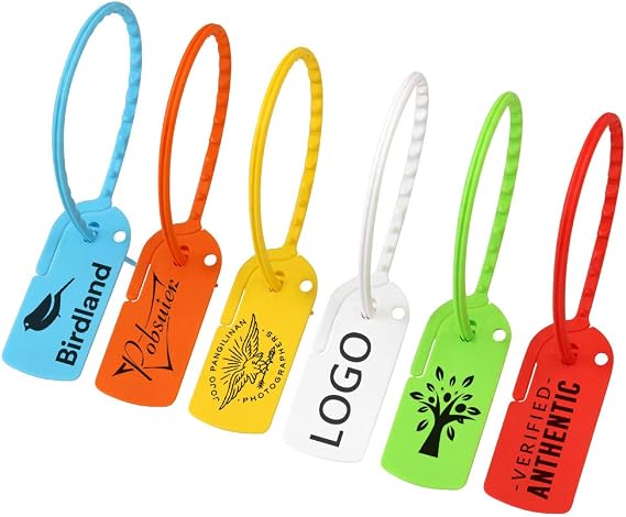100 Custom Tearable Tag Disposable Plastic Label Tags for Clothing Shoes Packaging Fire Extinguisher 230mm/9.1"