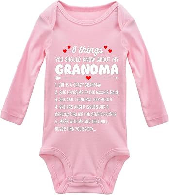 5 Things You Should Know About My Grandma Comfortable and Beautiful Baby Bodysuits