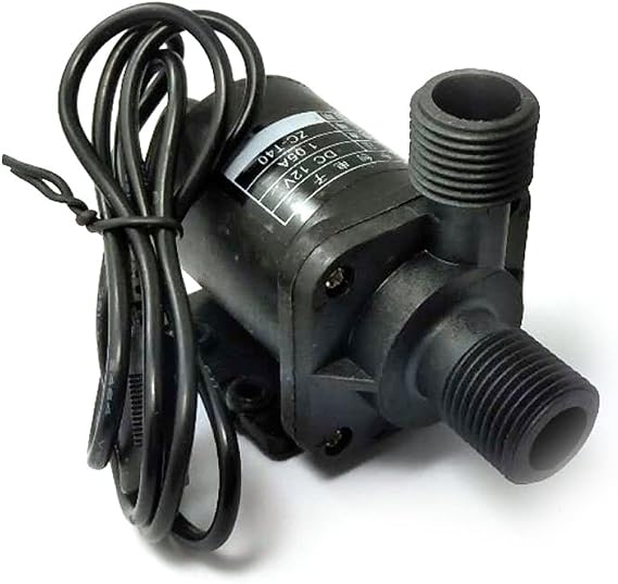 12V DC Mini Brushless Magnetic Water Pump(High Temp 100C) w/Thread