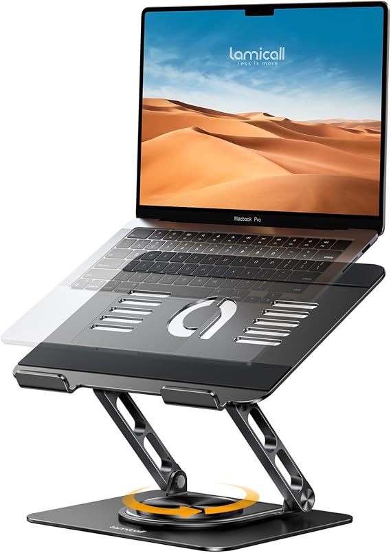 Lamicall Aluminum Laptop Stand for Desk for MacBook Neo Air Pro 10-17.3''