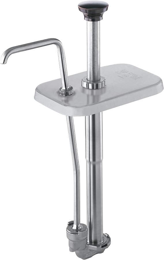 Server Products 3 1/2 Qt Stainless Steel Fountain Jar Pump, Compatible 3 1/2" Jars, 83330