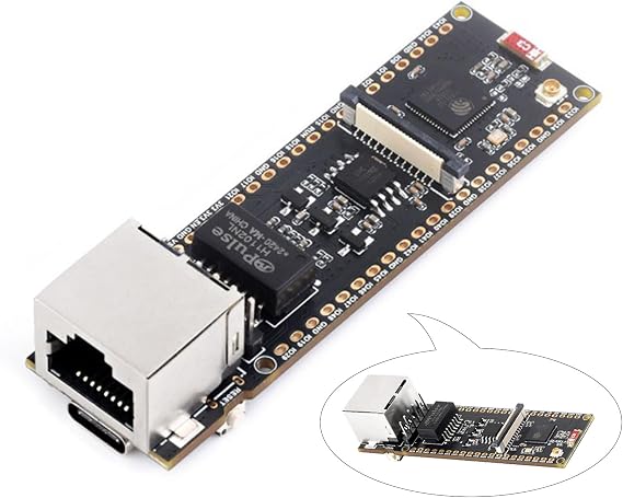 ESP32 ETH Dev Board, Wi-Fi, Bluetooth, Ethernet Communication