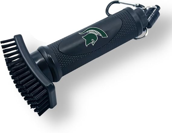Grooveit Michigan State University Brush (Black, Regular, Michigan State University)