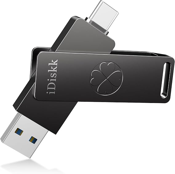 iDiskk USB-C 1TB Flash Thumb Drive External Portable SSD 1000MB/s