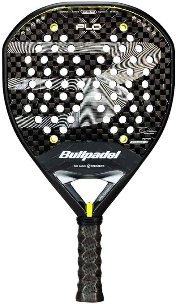 BULLPADEL Padel Racket XPLO 2026 | Martin Di Nenno Pala de Padel for Explosive Aerial Dominance | Geometric Shape, X-Tend Carbon 12K and Wave System | Hexature Rigidity, Multieva Core, Custom Weight
