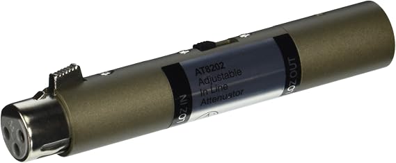 Audio-Technica AT8202 Adjustable In-Line attenuator