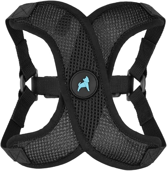 Gooby Comfort X Step-in Lite Harness, Choke-Free, Black, Small