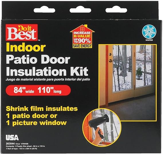 Thermwell V76HDB Indoor Patio Door Insulation Kit
