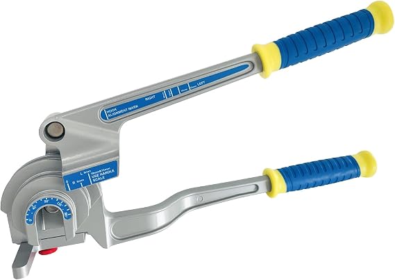 3-in-1 Tubing Bender, 180 Tube Bender for 1/4", 3/8", 1/2" (6/10/12 mm) O.D. Suitable for Bending Copper, Brass and Aluminum pipes, Ideal for HVAC (6/10/12 mm)