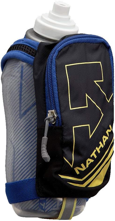 Nathan SpeedDraw Plus Insulated Handheld Water Bottle Grip-Free Running Flask for Runners, Hiking, and Sports