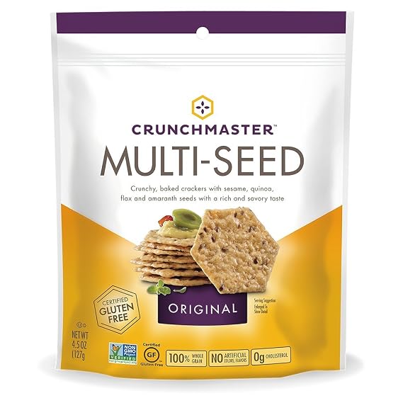 Crunchmaster Multi-Seed Crackers, Original, 4.5 oz.