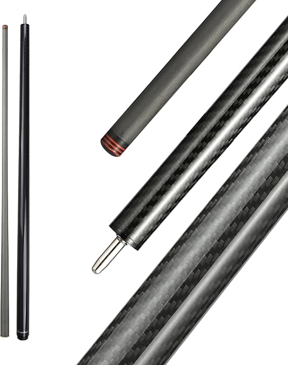 Carbon Fiber Break Pool Cue Stick, 13mm Tip Break Carbon Fiber cue, 58" Cue Stick, 20OZ Weight Pool Stick