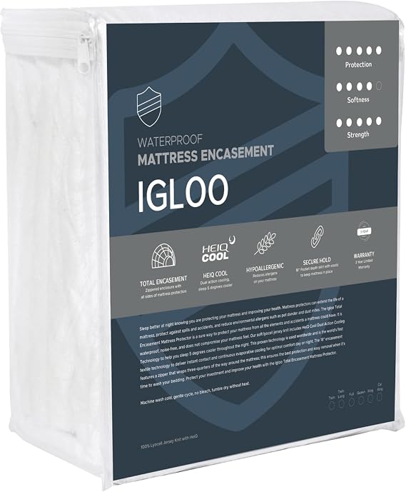 The Igloo Total Encasement Mattress Protector (Twin)